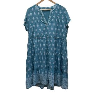 Roller Rabbit Blue and White Patterned Dress